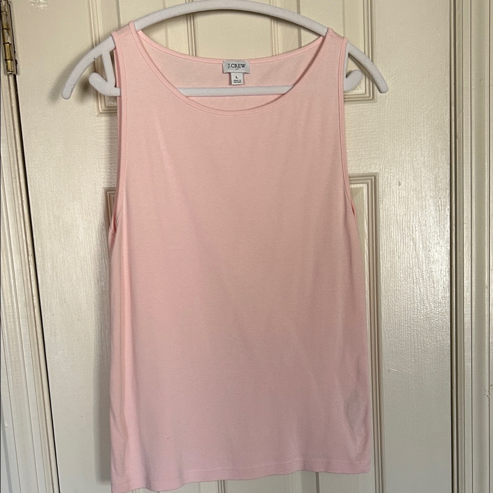 J. Crew Soft Pink Sleeveless Top